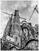 Gaudi's unfinished masterpiece in Barcelona is still under construction.