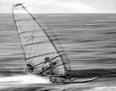 Wind surfing is one way to indulge an addiction to speed.