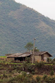 We see many isolated homes that are not yet a part of modern China.