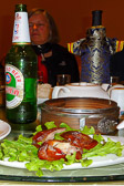 It is the traditional and delicious Beijing Duck when you are in this city.