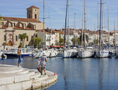 You'll find many fishermen as well as many boats at the port of La Ciotat.