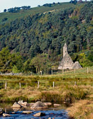The 6th century church is the only surviving roofed structure at the monastic site of Glendalough.