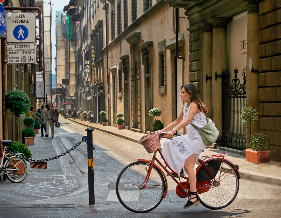 Two wheeled vehicles are one of the best ways to get around Florence.