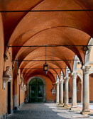 You'll walk under many arches as you explore the historic architecture of Italy.