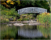This bridge was photographed in Weston, Vermont.